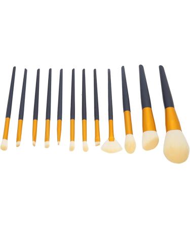 Makeup Brush Set 12 Brushes for Foundation Powder Concealers Eye Shadows with Soft Bristles for Beginner Friendly Versatile Use Great Gift - Buy Online on GoSupps.com