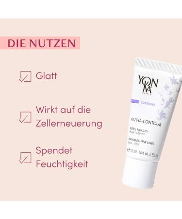 Alpha Contour Yonka Eye & Lip Cream 15ml - Regenerating Anti-Wrinkle Gel with 96% Natural Ingredients - Smooth and Reduce Wrinkles - Dermatologically Tested - Buy Online on GoSupps.com