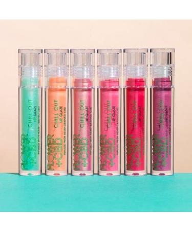 FLOWER BEAUTY Chill Out Lip Glaze - Peace Out - Hydrating Lip Gloss - Buy Online on GoSupps.com