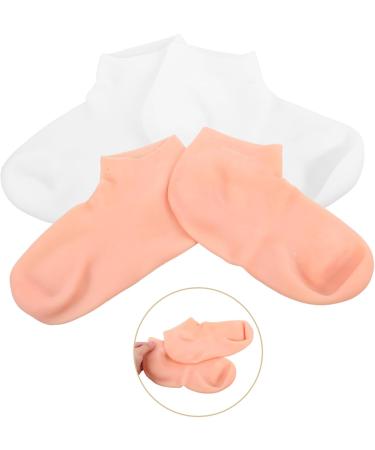 minkissy 6 Pairs Exfoliating Moisturizing Socks Spa Socks Beauty Socks Dry Feet Socks Lotion Socks Overnight Woman's Socks Foot Socks for Dry Cracked Feet Girl Skin Gloves Sebs - Buy Online on GoSupps.com