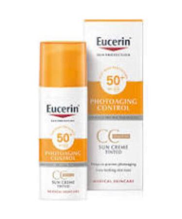 Eucerin sun tinted creams cc spf 50+