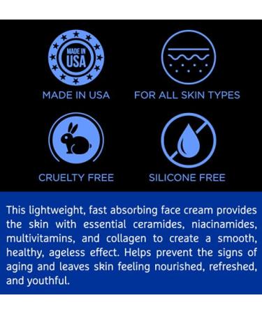 Restorative Anti-Aging Face Cream Moisturizer | Dermatologist Recommended | Ceramides Niacinamides & Multivitamins | 1.7 oz - Buy Online on GoSupps.com