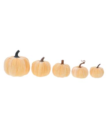 PRETYZOOM 10 Pcs Flannel Foam Pumpkin Fall Decorations for Home Pumpkin Simulation Mini Pumpkin Small Pumpkins Pumpkin Decor Decorative Pumpkins Halloween Pumpkins Bracelets Bulk Ornaments As Shownx4pcs 14X12.5X12.5CMx4pcs