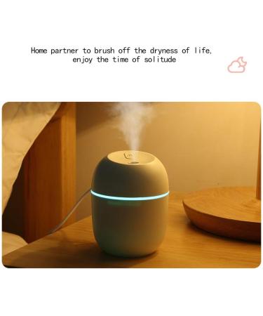 Portable Mini Humidifier with Night Light - USB Air Humidifier for Bedroom & Car - Essential Oil Diffuser & Aroma Anion Mist Maker - 3-Color Options - Buy Online on GoSupps.com