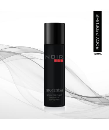 Mo'cem.sa Noir Pour Body Perfume 150ml - Long Lasting Luxury Body Perfume Fragrance Crafted in Spain - Buy Online on GoSupps.com