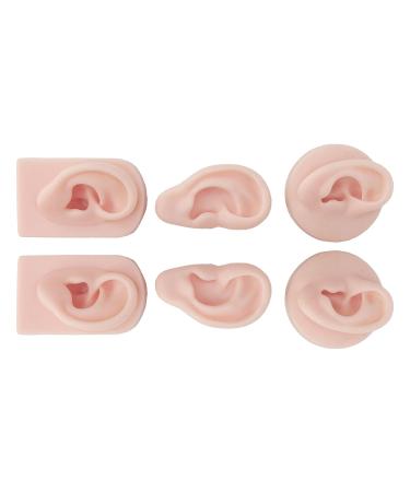 Silicone Ear Model Set: 3 Pairs Soft & Flexible Human Ear Simulation for Piercing & Medical Training (Light Skin Color) - Buy Online on GoSupps.com