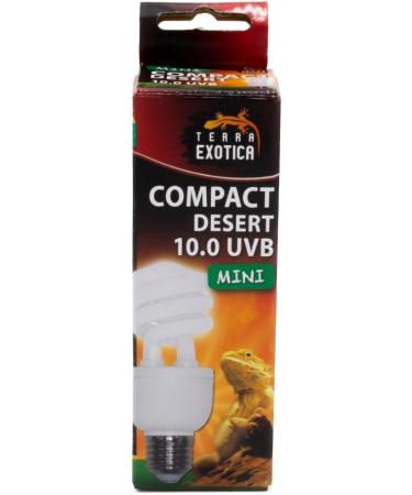 Terra Exotica Compact Mini UVB 13W Full Spectrum Daylight Lamp - Desert 10.0 5.0 & 2.0 UVB Options for Your Terrarium - Buy Online on GoSupps.com