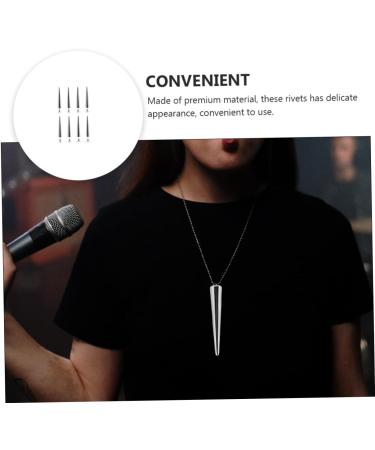 Lurrose 16 Pcs DIY Rivet Accessories Nail DIY Craft Cool Rivets Punk DIY Spike Studs Work Spikes Conical - Buy Online on GoSupps.com