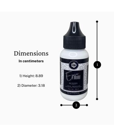 Waterproof Lace Adhesive - Epic Hold Humidity Proof Fast Drying Non-Drip Glue for Wigs & Toupees | .38ml - Buy Online on GoSupps.com
