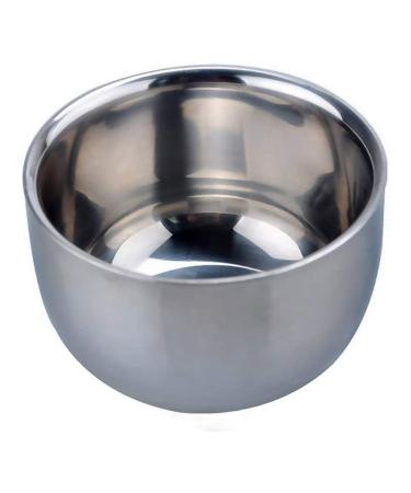Premium Stainless Steel Razor Shell Shaving Soap Bowl - Men's Shaving Accessories & Soap Cup Container - Buy Online on GoSupps.com