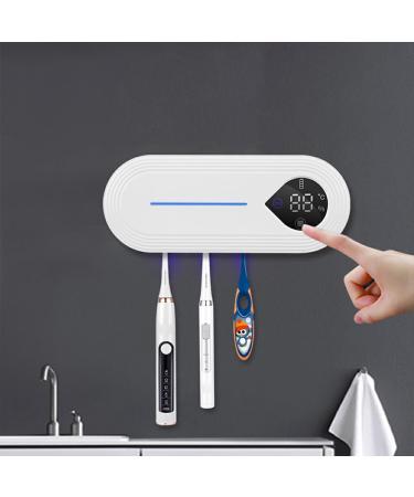 Osiuuujkw Cordless Toothbrush Sterilizer with Anti-Eyebrow Function - Wall-Mounted Bacterial Growth Inhibitor for Home Use - Buy Online on GoSupps.com