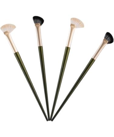 NOLITOY 16 Pcs Nose Shadow Brush Under Eye Concealer Brush Makeup Brush Wooden Handle Flat Eyebrow Brush 17.4x1cmx4pcs Assorted Colorx4pcs - Buy Online on GoSupps.com