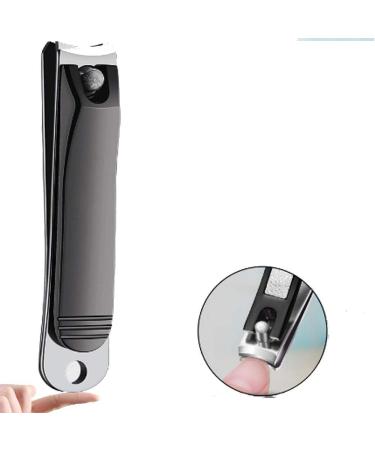 CHJHJKG Nail Clippers (Beauty) Adult Nail Clippers Stainless Steel Black Nail Clippers 82 * 63mm Stainless Steel Nail Clippers - Buy Online on GoSupps.com