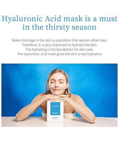 WIS Hyaluronic Acid Essence 24 Sheet Mask with Aloe Vera & Vitamin B5 - Deep Hydration for Sensitive Skin - Buy Online on GoSupps.com