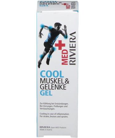 Buy RIVIERA MED+ Cool Muscle & Joint Gel 75ml - Fast International Shipping - Relieve Pain & Soothe Muscles - Buy Online on GoSupps.com
