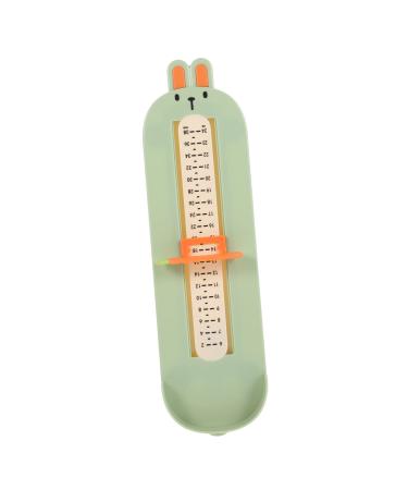 Hemoton Foot Measurement Device Adult Children's Foot Measuring Device Abs Plastic Baby Green Universal Shoes Green 31xz8.8cm
