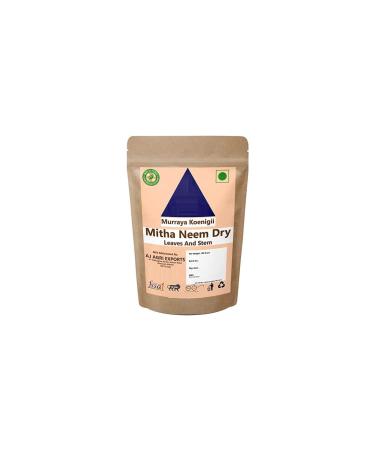 DK Mitha Neem Dry Kadi Patta Dry Kari Patta Dry Kadipatta Dry Karipatta Dry Murraya Koenigii 100 g