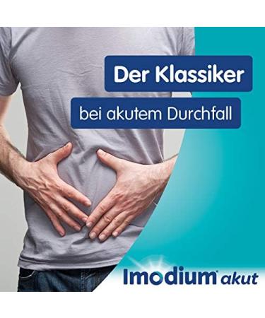 Imodium Acute Hard Capsules - Fast Relief for Acute Diarrhea | Loperamide - 6 Capsules - Buy Online on GoSupps.com