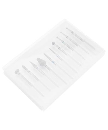 Housoutil Stainless Steel Nail File 1 Nail Polish Tool Corundum Accessories Stainless Steel Manicure Tools Professional