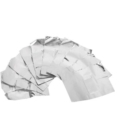  YIZISECCE 50pcs Nail Polish Remover Wraps Aluminium Foil Cotton UV Gel Soak Cotton Cotton Pads - Buy Online on GoSupps.com