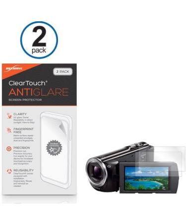 Sony HDR-PJ380 Screen Protector - BoxWave ClearTouch Anti-Glare (2-Pack), Anti-Fingerprint Matte Film - Buy Online on GoSupps.com