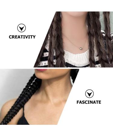 COHEALI Braid Fake Ponytail for Women Synthetic Ponytail Hairpieces Women Ponytail Extension Black Girl Wigs Ponytail Extension for Women Decorate Women's High Temperature Wire Matte - Buy Online on GoSupps.com