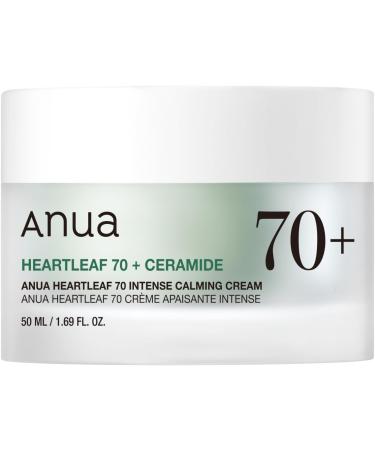 ANUA Heartleaf 70 Cr me apaisante intense avec c ramide panth nol extrait de feuille de c ur soin cor en de la peau 50 ml - Buy Online on GoSupps.com