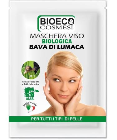 MGM srl Organic Snail Slime Facial Mask 20 ml 1 Units