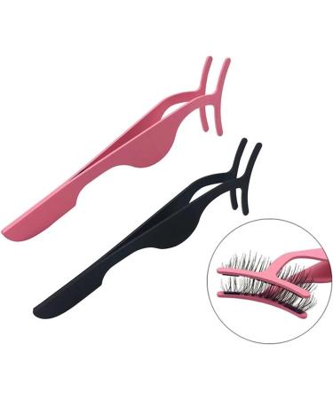 Buy 1 Pc Pink False Eyelashes Tweezer - Professional Makeup Tools for Mink Eyelash Application - Buy Online on GoSupps.com