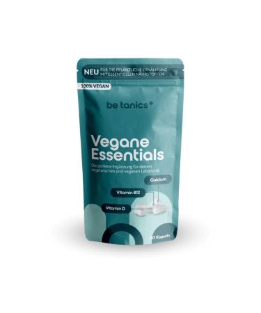 Be tanics vegan essatils (60 capsules for vegan/vegetarian lifestyle with vitamins and minerals dietary supplements) 1010104