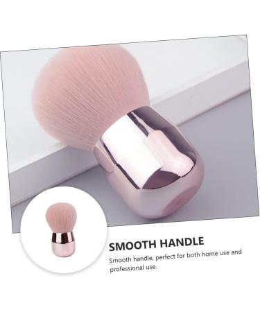 DOITOOL 1pc Pink Makeup Brush Round Head Fiber Bristles Foundation Brush - Buy Online on GoSupps.com