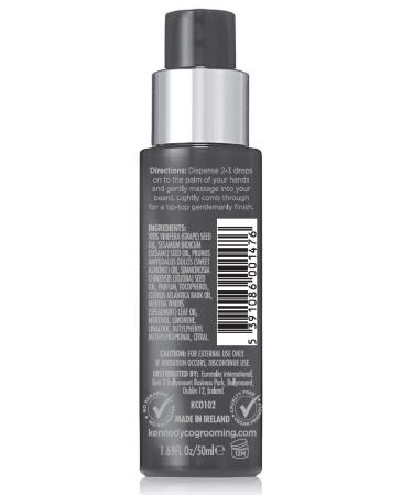 Kennedy and Co Moisturising Beard Oil for Men 50ml | Nourishing Beard Care for Soft Healthy Facial Hair - International Shipping Available - Buy Online on GoSupps.com