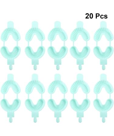 SUPVOX Disposable Toothing Fluoride Shells 20 Pack for Children | Fluorinated Foam Bowls for Kids | Eco-Friendly Green 16x5.5cm - Buy Online on GoSupps.com