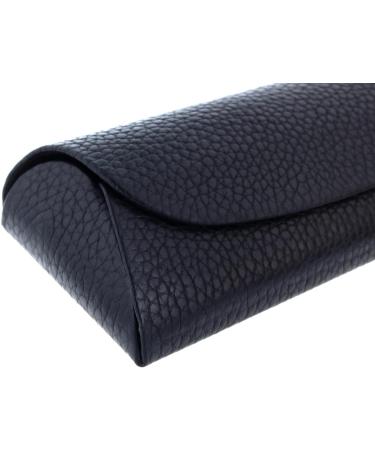 Paule & Knopf Classic Black Leather Glasses Case with Magnetic Closure - Stylish & Durable International Shipping Available - Buy Online on GoSupps.com