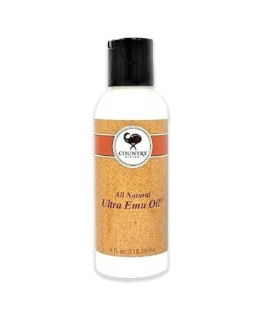 American made 100% pure Fully Refined All Natural Pure Emu Oil 4oz. Bottle Good For A Wide Array Of Applications
