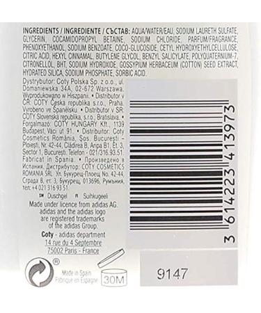 Buy Adidas Pure Shower Gel 13.5 oz - Refreshing Body Wash for All Skin Types | International Shipping Available - Buy Online on GoSupps.com