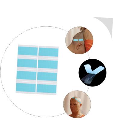 Beaupretty 8 Sheets Seamless Hair Extensions Front Lace Wig Women Lace Tape Invisible Tape Nail Display Stand Sticker in Hair Extensions Lace Wigs Miss Pu Double Sided Film No Trace - Buy Online on GoSupps.com