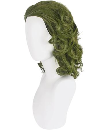 Haptufer Green Wig for Clown Costume Wig Men Short Wavy Wig Joker Fleck Wig Halloween Easy to Use - Buy Online on GoSupps.com