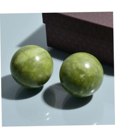 Tovinanna 2-Piece Jade Massage Handballs | Health & Exercise Balls for Hand Massage & Relaxation - Buy Online on GoSupps.com