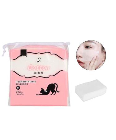 200 Double-Sided Makeup Cotton Pads | Skin-Friendly Compression for Effortless Cleansing | International Shipping Available - Buy Online on GoSupps.com