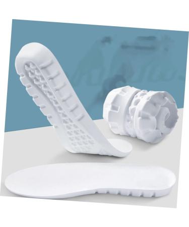 FOMIYES Sports Insoles - Height Increase Orthotic Gel Heel Cups & Anti-Skid Forefoot Pads | Breathable White Shoe Cushions (23.5 x 8.2 cm) for Ultimate Comfort - Buy Online on GoSupps.com