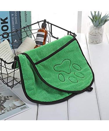 Ultra Absorbent Large Pet Towel Set - 3 Microfiber Bath Towels for Dogs & Cats | Perfect for Bathing & Drying Pets - Buy Online on GoSupps.com