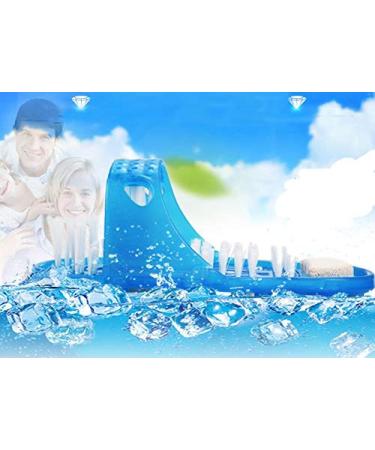 Velidy Shower Sandals Foot Scrubber - Massaging Slippers with Suction Cups for Ultimate Relaxation | International Shipping Available - Buy Online on GoSupps.com