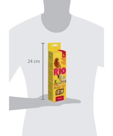 RIO Sticks for Canaries with Tropical Fruits 2x40g Cranberry | Premium Bird Treats - Buy Online on GoSupps.com