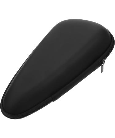 Beaupretty Portable Razor Storage Bag - 3-Piece Shaver Holder for Travel | Electric & Trimmer Carrier Case - Durable Hard Box 19x9cm - Black - Buy Online on GoSupps.com