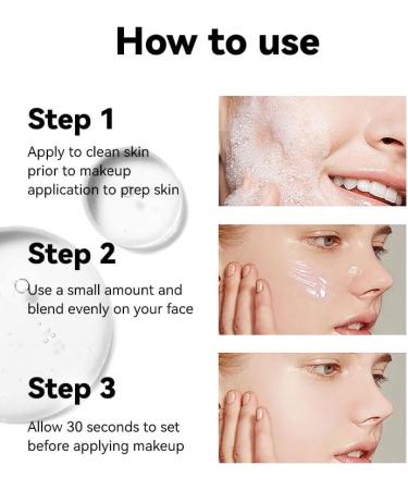 Facial Makeup Primer Makeup Base Gel Type Moisturizing & Nourishing Smooth Skin (1) - Buy Online on GoSupps.com