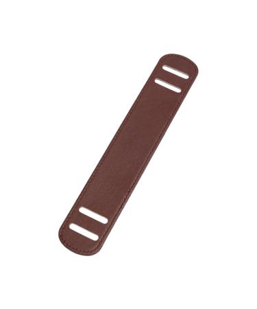 Qialexicon Leather Shoulder Strap Pad Shoulder Rest Replacement for Satchels Handbag Tote brown L