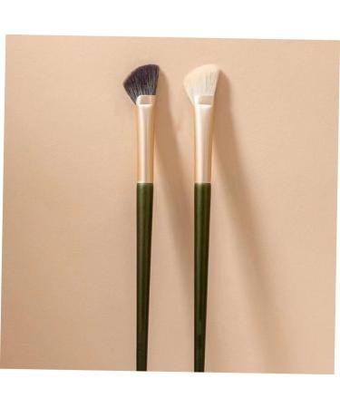 FRCOLOR 6 Pcs Semi-Fan Shaped Nose Shadow Makeup Brushes | Ideal Nose Makeup Tool | High-Quality Bevel Design for Precision - Buy Online on GoSupps.com
