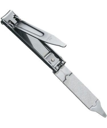 Victorinox Swiss Army Nail Clippers with Nail File - Stainless Steel - Buy Online on GoSupps.com