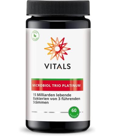 Buy Vitals Microbiol Trio Platinum 60 Capsules - High Dose Probiotics with 15 Billion Living Bacteria | International Shipping Available - Buy Online on GoSupps.com